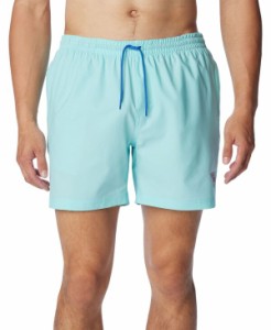 コロンビア メンズ ハーフパンツ・ショーツ 水着 Columbia Men's 6" Inseam PFG Rambler Swim Short Gulf Stream