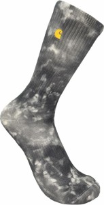 カーハート メンズ 靴下 アンダーウェア Carhartt Tie Dye Crew Socks Grey