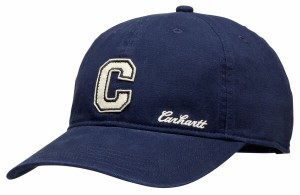 カーハート メンズ 帽子 アクセサリー Carhartt C Patch Cap Navy