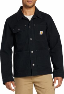 カーハート メンズ ジャケット・ブルゾン アウター Carhartt Men's Chore Coat Black