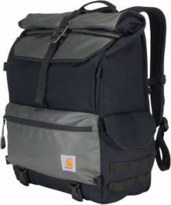 カーハート メンズ バックパック・リュックサック バッグ Carhartt 40L Nylon Roll-Top Backpack Black