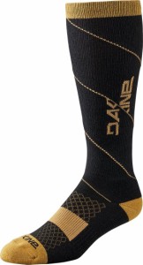 ダカイン メンズ 靴下 アンダーウェア Dakine Berm Tall Socks Black/Tan