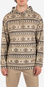 ハーレー メンズ パーカー・スウェット アウター Hurley Men's OG Hooded Poncho Brown