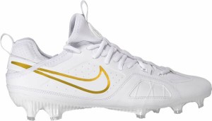 ナイキ レディース スニーカー シューズ Nike Alpha Huarache 9 Varsity LAX Lacrosse Cleats White/Gold