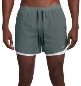 ナイキ メンズ ハーフパンツ・ショーツ 水着 Nike Men's Dri-FIT Stride 5'' 2-in-1 Running Shorts Vintage Green