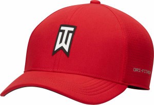 ナイキ メンズ 帽子 アクセサリー Nike Men's Tiger Woods Structured Dri-FIT ADV Club Cap Gym Red/White