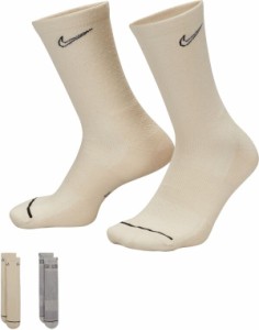 ナイキ メンズ 靴下 アンダーウェア Nike Everyday Plus Undyed Cushioned Crew Socks - 2 Pack White/Deep Royal Blue