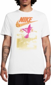 ナイキ メンズ Tシャツ トップス Nike Men's Sportswear Air Short Sleeve Graphic T-Shirt White