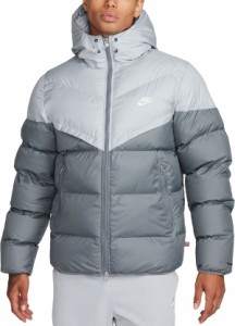 ナイキ メンズ ジャケット・ブルゾン アウター Nike Men's Storm-FIT Windrunner PrimaLoft Hooded Puffer Jacket Lt Smoke Grey