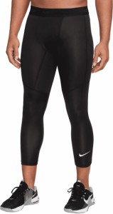 ナイキ メンズ カジュアルパンツ ボトムス Nike Men's Pro Dri-FIT 3/4-Length Fitness Tights Black