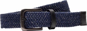 ナイキ メンズ ベルト アクセサリー Nike Men's Heather Stretch Woven Golf Belt Navy/Khaki