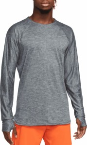 ナイキ メンズ シャツ トップス Nike Men's Dri-FIT Yoga Crewneck Shirt Cool Grey