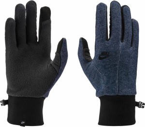 ナイキ メンズ 手袋 アクセサリー Nike Men's Tech Fleece 2.0 Large Running Gloves Obsidian