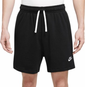 ナイキ メンズ ハーフパンツ・ショーツ ボトムス Nike Men's Club French Terry Flow Shorts Black