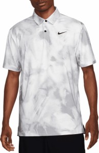 ナイキ メンズ ポロシャツ トップス Nike Men's Dri-FIT Tour Ombre Polo White/Black