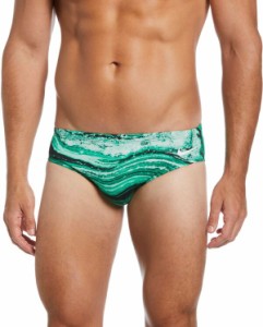 ナイキ メンズ ハーフパンツ・ショーツ 水着 Nike Men's Crystal Wave Brief Court Green