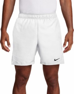 ナイキ メンズ ハーフパンツ・ショーツ ボトムス Nike Men's NikeCourt Dri-FIT 7" Victory Shorts White/Black