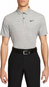 ナイキ メンズ ポロシャツ トップス Nike Men's Dri-FIT Tour Heather Golf Polo Heather Gray