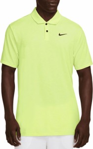 ナイキ メンズ ポロシャツ トップス Nike Men's Dri-FIT Tour Heather Golf Polo Lemon Twist