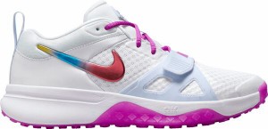 ナイキ メンズ スニーカー シューズ Nike Men's Air Zoom Diamond Elite Turf Baseball Shoes White/Purple