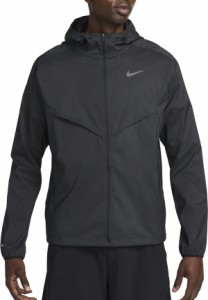 ナイキ メンズ ジャケット・ブルゾン アウター Nike Men's Repel Full-Zip Windrunner Jacket Black