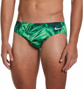 ナイキ メンズ ハーフパンツ・ショーツ 水着 Nike Men's Solar Rise Brief Court Green