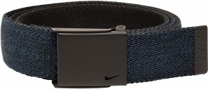 ナイキ メンズ ベルト アクセサリー Nike Men's Heathered Reversible Golf Belt Navy/Black