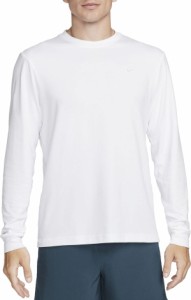 ナイキ メンズ シャツ トップス Nike Men's Dri-FIT Primary Long Sleeve Shirt White