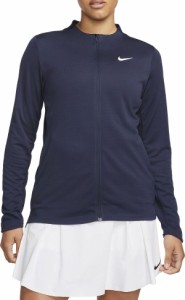 ナイキ レディース シャツ トップス Nike Women's Dri FIT UV Advantage Full Zip Golf Top Obsidian