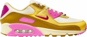 ナイキ レディース スニーカー シューズ Nike Women's Air Max 90 Shoes Gold/Pink