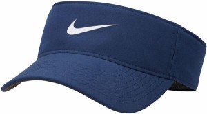 ナイキ メンズ 帽子 アクセサリー Nike Adult Dri-FIT Ace Swoosh Visor Midnight Navy/White