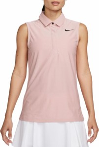 ナイキ レディース ポロシャツ トップス Nike Women's Dri-FIT ADV Tour Sleeveless Golf Polo Pink Oxford