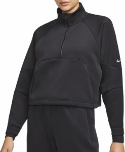 ナイキ レディース パーカー・スウェット アウター Nike Women's Dri-FIT Prima 1/2-Zip Training Top Black