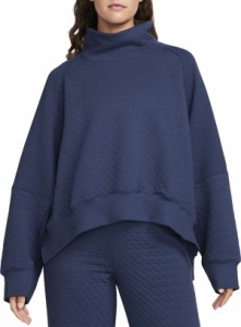 ナイキ レディース シャツ トップス Nike Women's Yoga Therma-FIT Top Midnight Navy