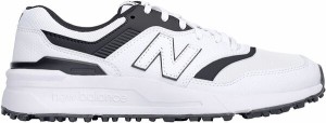 ニューバランス メンズ スニーカー シューズ New Balance Men's 997 Spikeless Golf Shoes White/Black