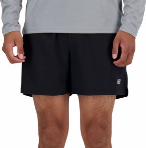 ニューバランス メンズ ハーフパンツ・ショーツ 水着 New Balance Men's AC Seamless Lined 5'' Shorts Black