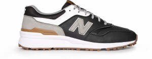 ニューバランス メンズ スニーカー シューズ New Balance Men's 997 Spikeless Golf Shoes Black/White