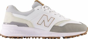 ニューバランス メンズ スニーカー シューズ New Balance Men's 997 Spikeless Golf Shoes White/Grey