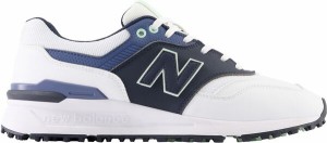 ニューバランス メンズ スニーカー シューズ New Balance Men's 997 Spikeless Golf Shoes White/Navy