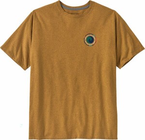 パタゴニア メンズ シャツ トップス Patagonia Men's Unity Fitz Responsibili-TeeR Pufferfish Gold