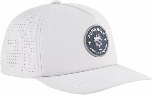 プーマ メンズ 帽子 アクセサリー Puma Men's Circle Flower Tech Golf Cap Ash Grey