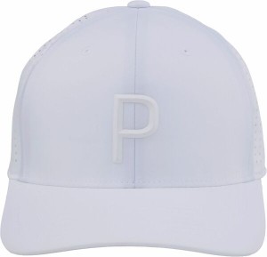 プーマ メンズ 帽子 アクセサリー PUMA Men's Tech P Snapback Golf Hat White