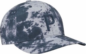 プーマ メンズ 帽子 アクセサリー Puma Men's Watercolor Tech P Golf Cap Deep Navy