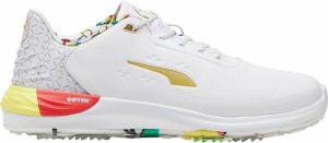 プーマ メンズ スニーカー シューズ PUMA Men's Phantomcat Nitro Golf Shoes White/Gold