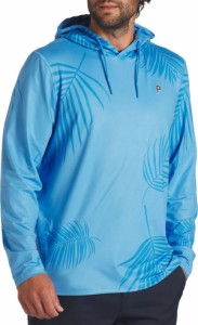 プーマ メンズ パーカー・スウェット アウター PUMA X PTC Men's Palm Tree Print Golf Hoodie Regal Blue