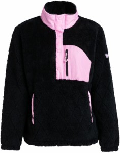 ロキシー レディース パーカー・スウェット アウター Roxy Women's Alabama Snap Technical Fleece True Black