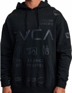 ルーカ メンズ パーカー・スウェット アウター RVCA All Brand Sport Hoodie Black