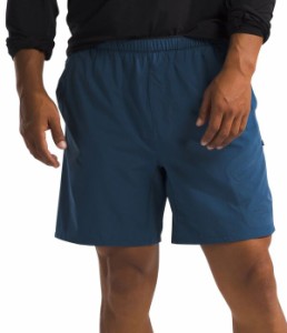 ノースフェイス メンズ ハーフパンツ・ショーツ 水着 The North Face Men's Lightstride 7" Shorts Shady Blue