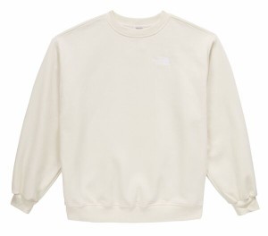 ノースフェイス レディース シャツ トップス The North Face Women's Evolution Oversized Crewneck Sweatshirt White Dune