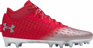 アンダーアーマー メンズ スニーカー シューズ Under Armour Men's Spotlight Clone 4.0 MC Football Cleats Red